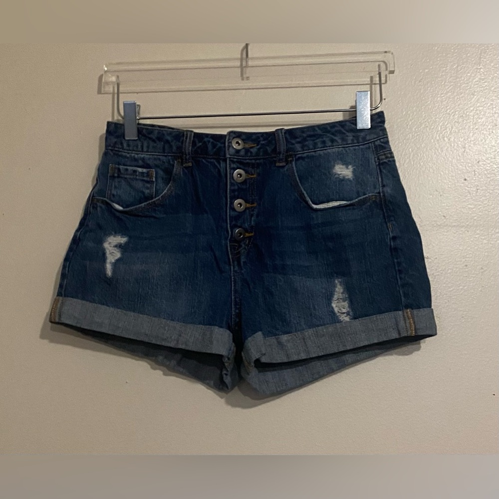 Forever21 Dark Denim Jean Shorts